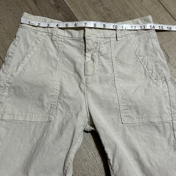 Frank & Eileen Jameslon Utility Cropped Fray Hem Pants Size 2 - Picture 9 of 15